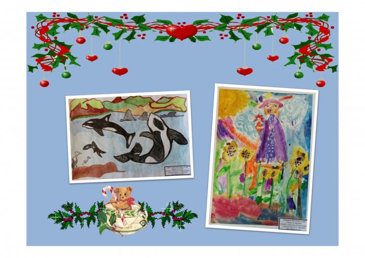наши рисунки на областном конкурсе рисунков Рождество Христово
